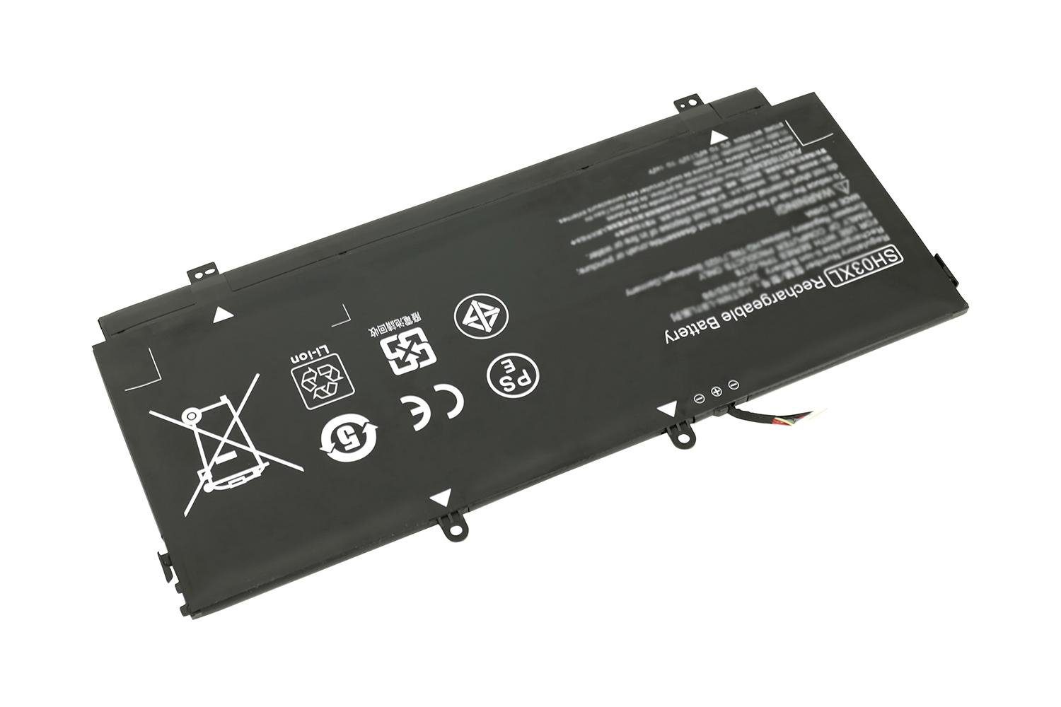 Ersatz V) SH03XL w023dx HP 5000 Spectre mAh Laptop-Akku NHP164.61P Spectre Li-Polymer 13 für x360 (11,55 PowerSmart x360,