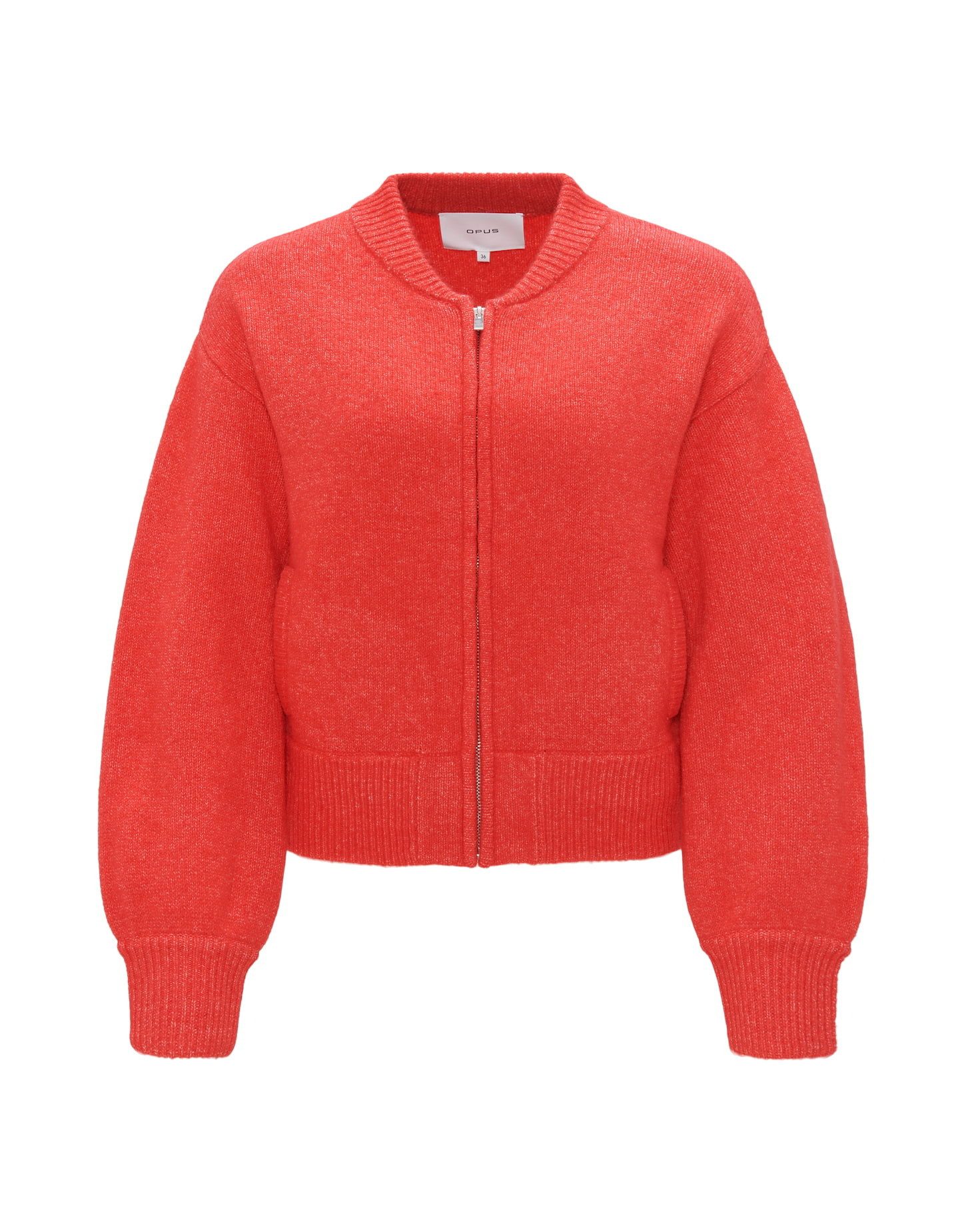 OPUS Strickjacke Gestrickte Bomberjacke DOKETA Regular mit Wolle günstig online kaufen