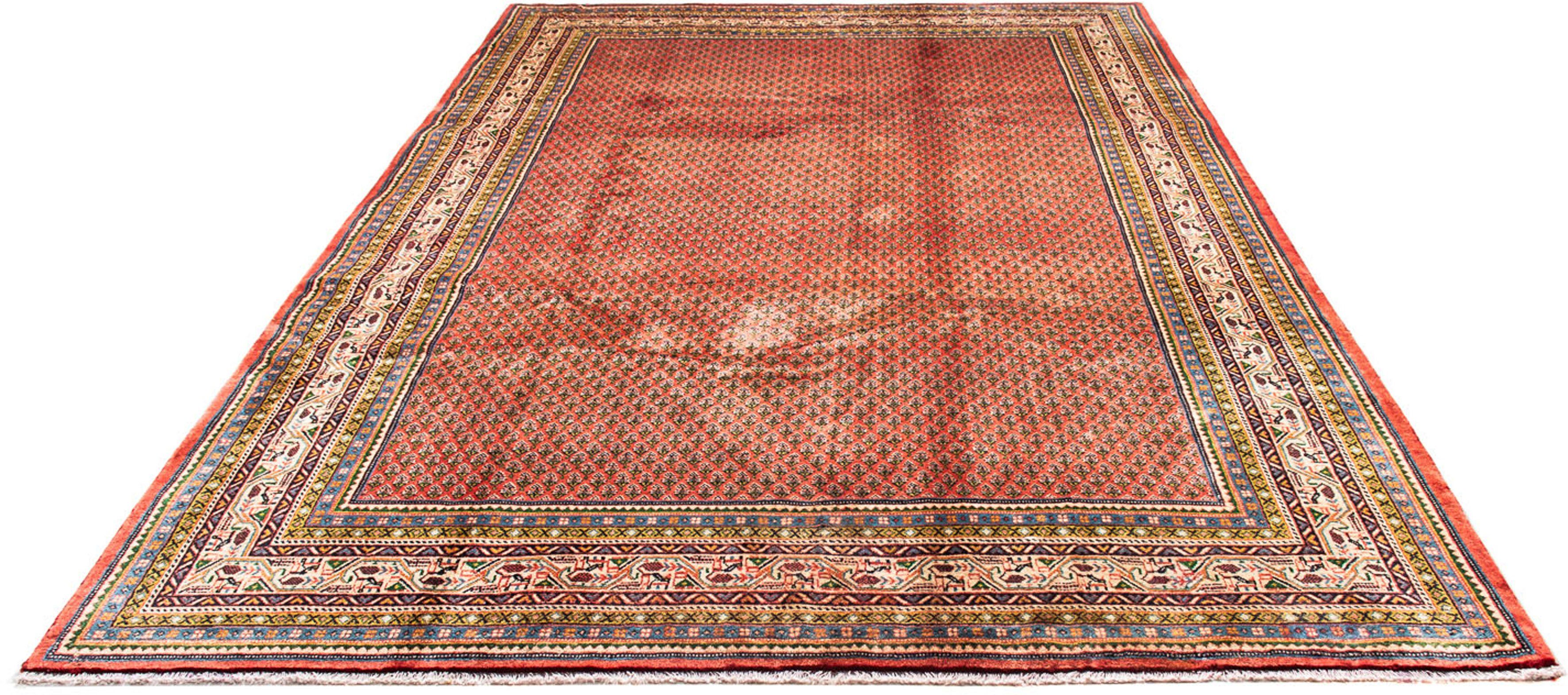 Orientteppich Perser - Mir - 310 x 215 cm - dunkelrot, morgenland, rechteckig, Höhe: 10 mm, Wohnzimmer, Handgeknüpft, Einzelstück mit Zertifikat | Kurzflor-Teppiche