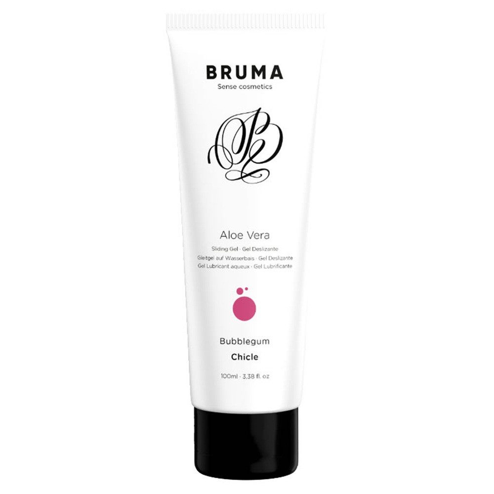 BRUMA Gleitgel Aloe Vera - Bubblegum, Tube mit, 1-tlg., aromatisiert, mit Aloe Vera und Kaugummi-Geschmack