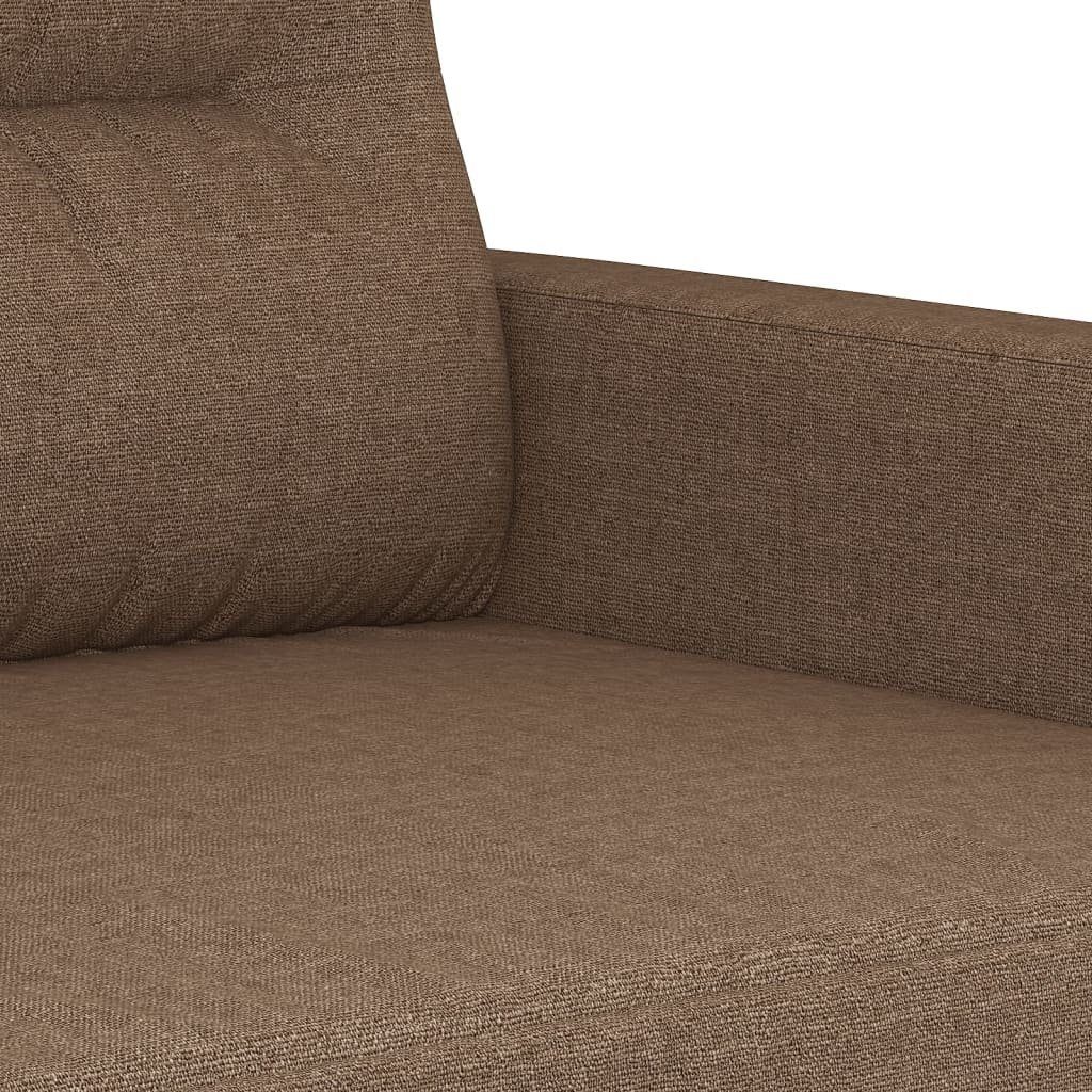 Sofa Braun vidaXL 2-Sitzer-Sofa Stoff 120 cm