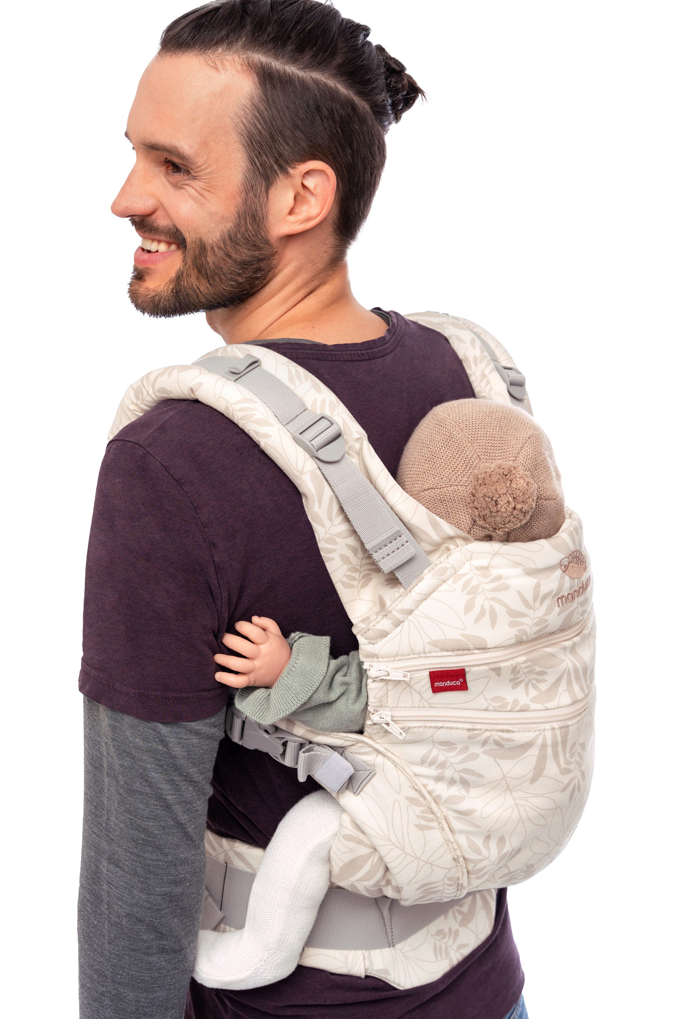 manduca Babytrage manduca Babytrage XT Leo, Verwendbar ab Geburt für Kinder mit 3,5 bis 20 kg Körpergewicht
