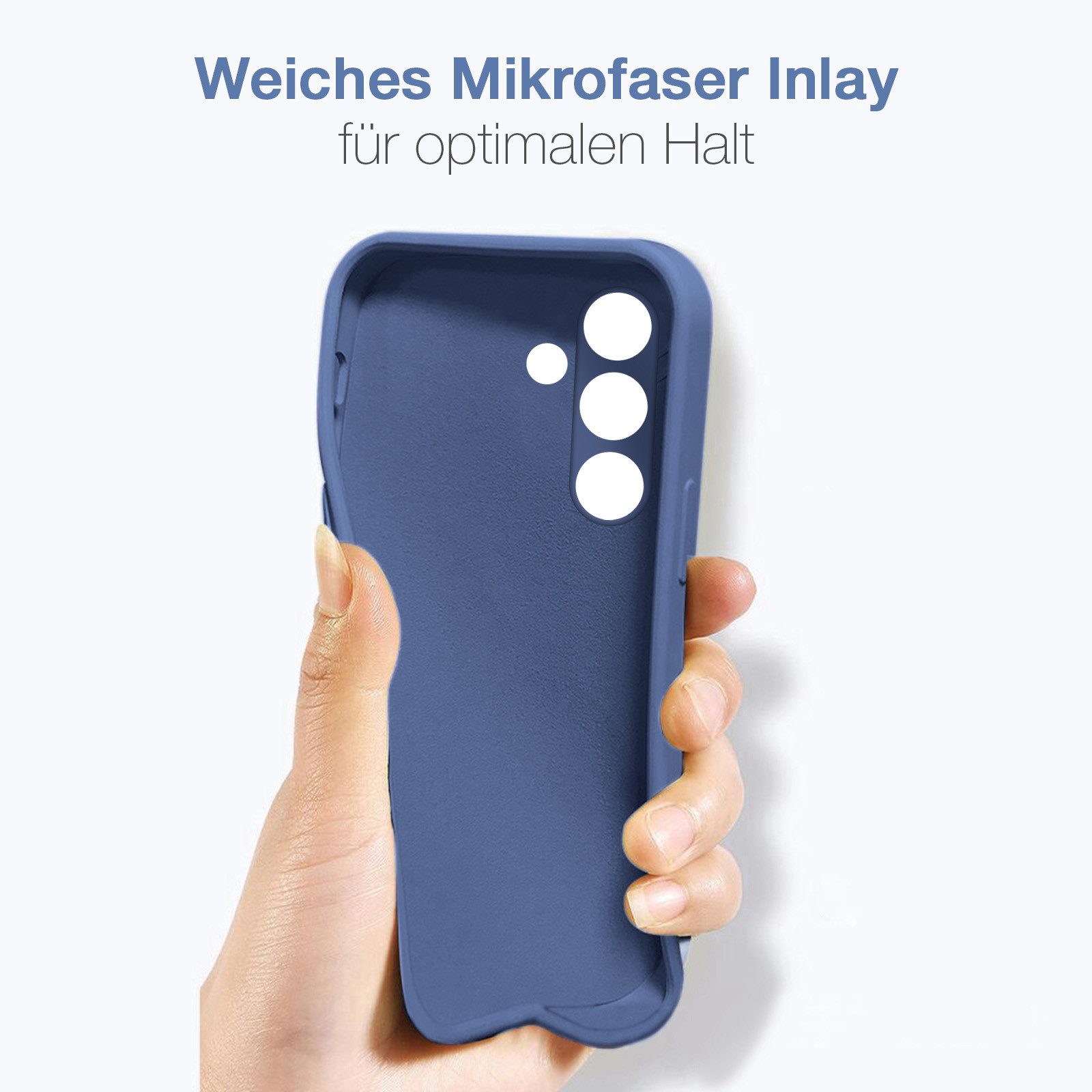 Tec-Expert Handyhülle SoftGrip Cover Hülle für Samsung Galaxy A54 5G, Handy Case Bumper integrierter Kameraschutz flexibel