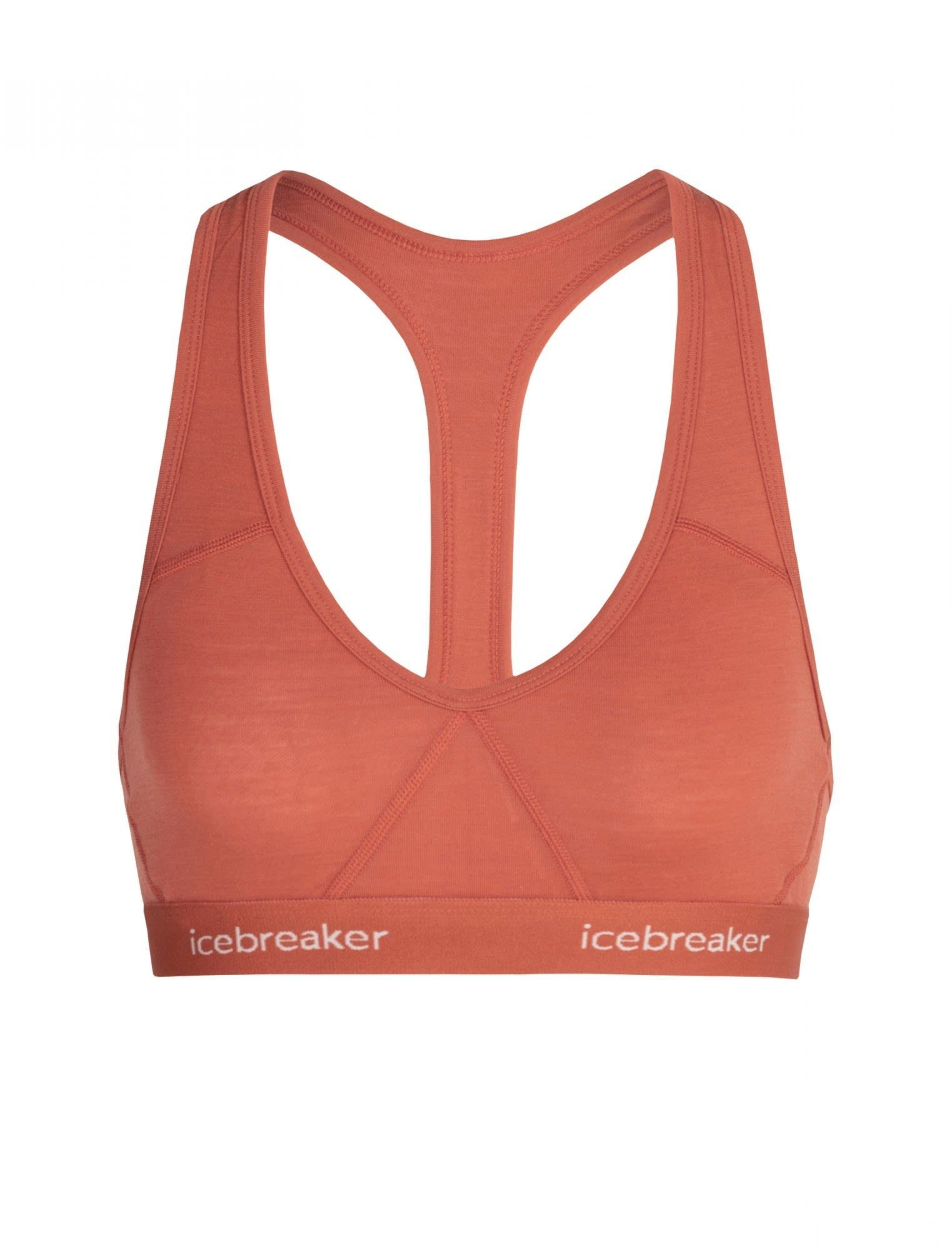 Icebreaker Sport-BH Icebreaker W Sprite Racerback Bra Damen Sport-BH,  Weicher stützender Damen Merino Sport-BH