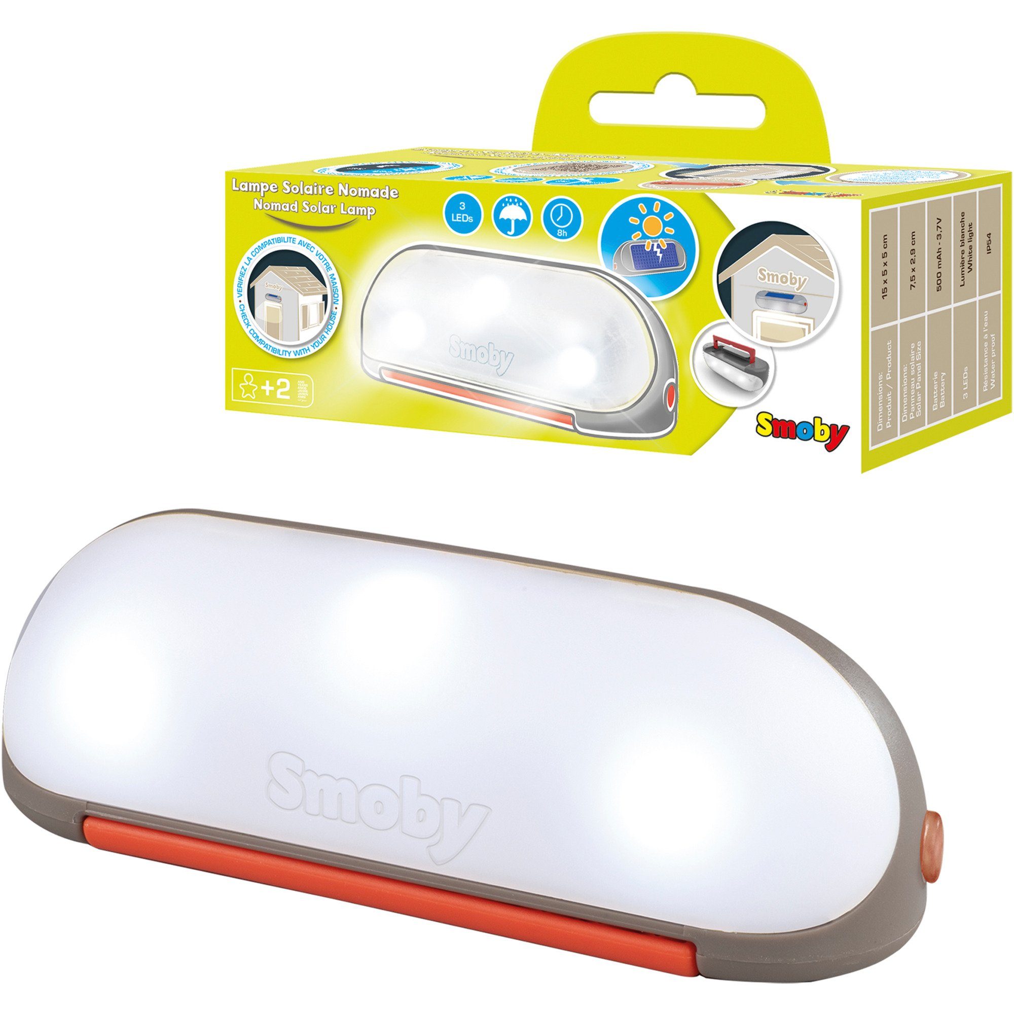 LED-Leuchtmittel Solarlampe LED-Leuchte Smoby Tragegriff, Smoby mit