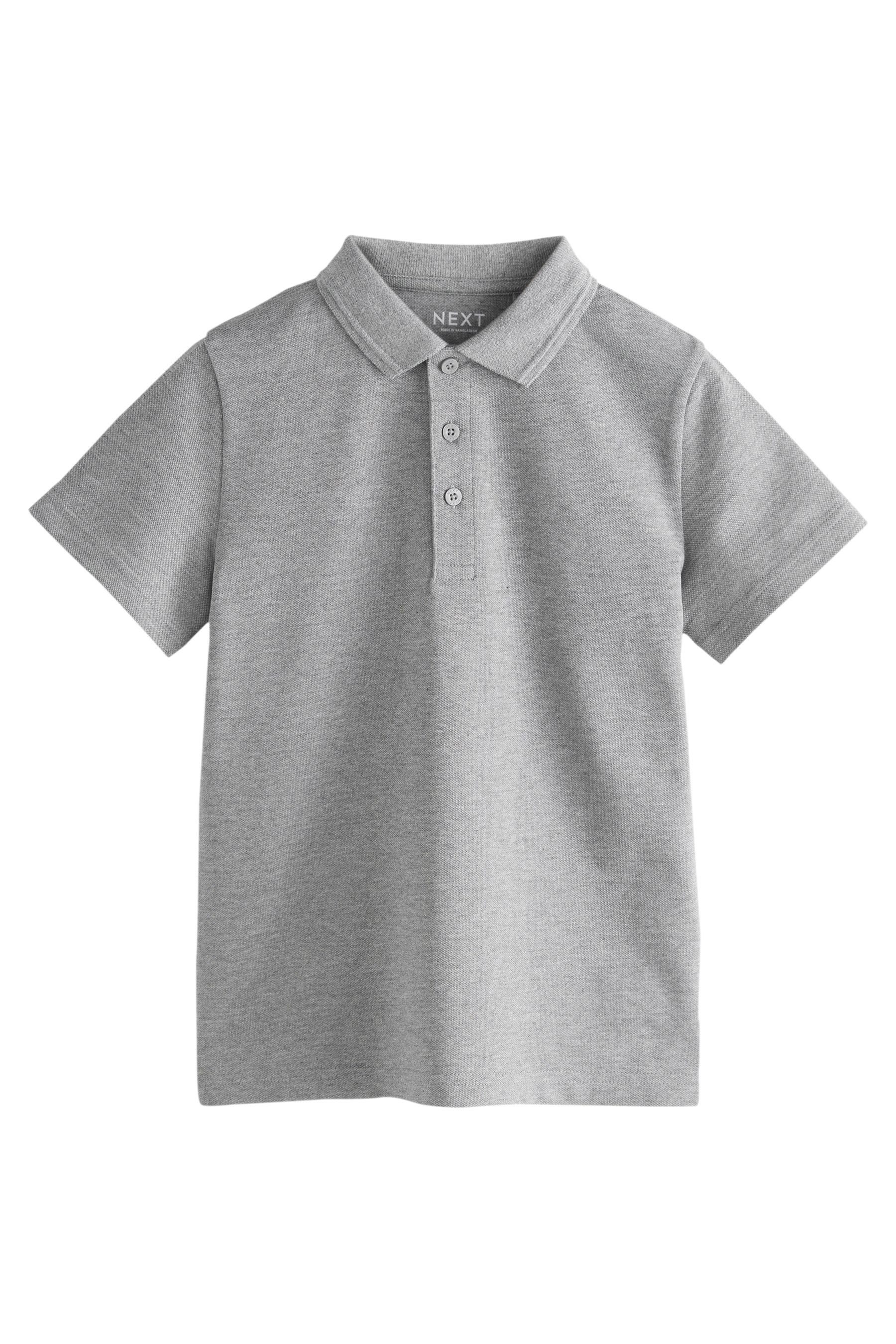 Next Poloshirt Schul-Poloshirts aus Baumwolle im 2er-Pack (2-tlg) – Bild 4 von 5