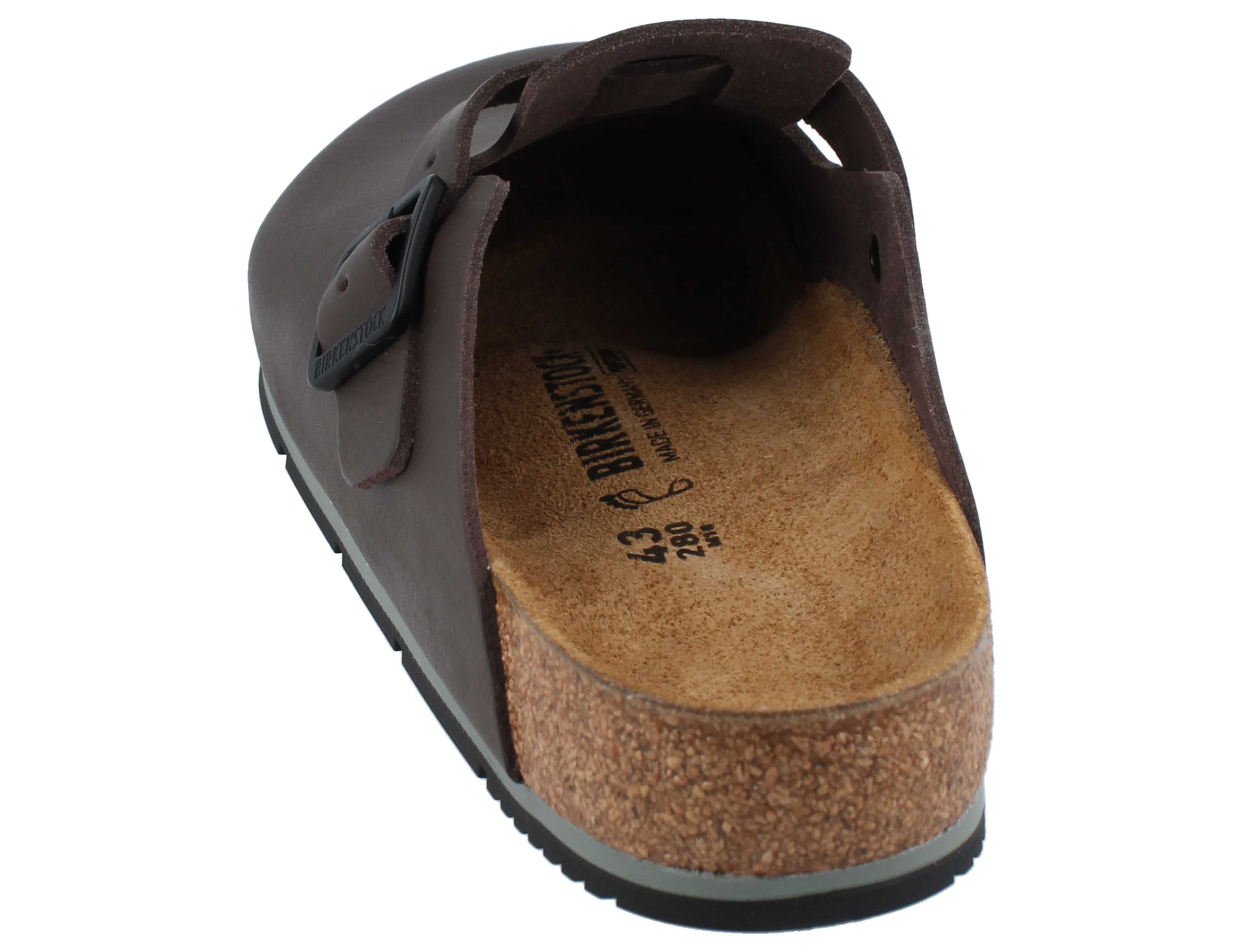 Birkenstock BIRKENSTOCK Boston Pro Herren Clogs dunkelbraun normale Weite - Clog