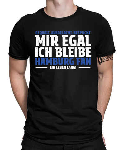 Quattro Formatee Kurzarmshirt Fußball - Hamburg Fan Hafen Herren T-Shirt (1-tlg)