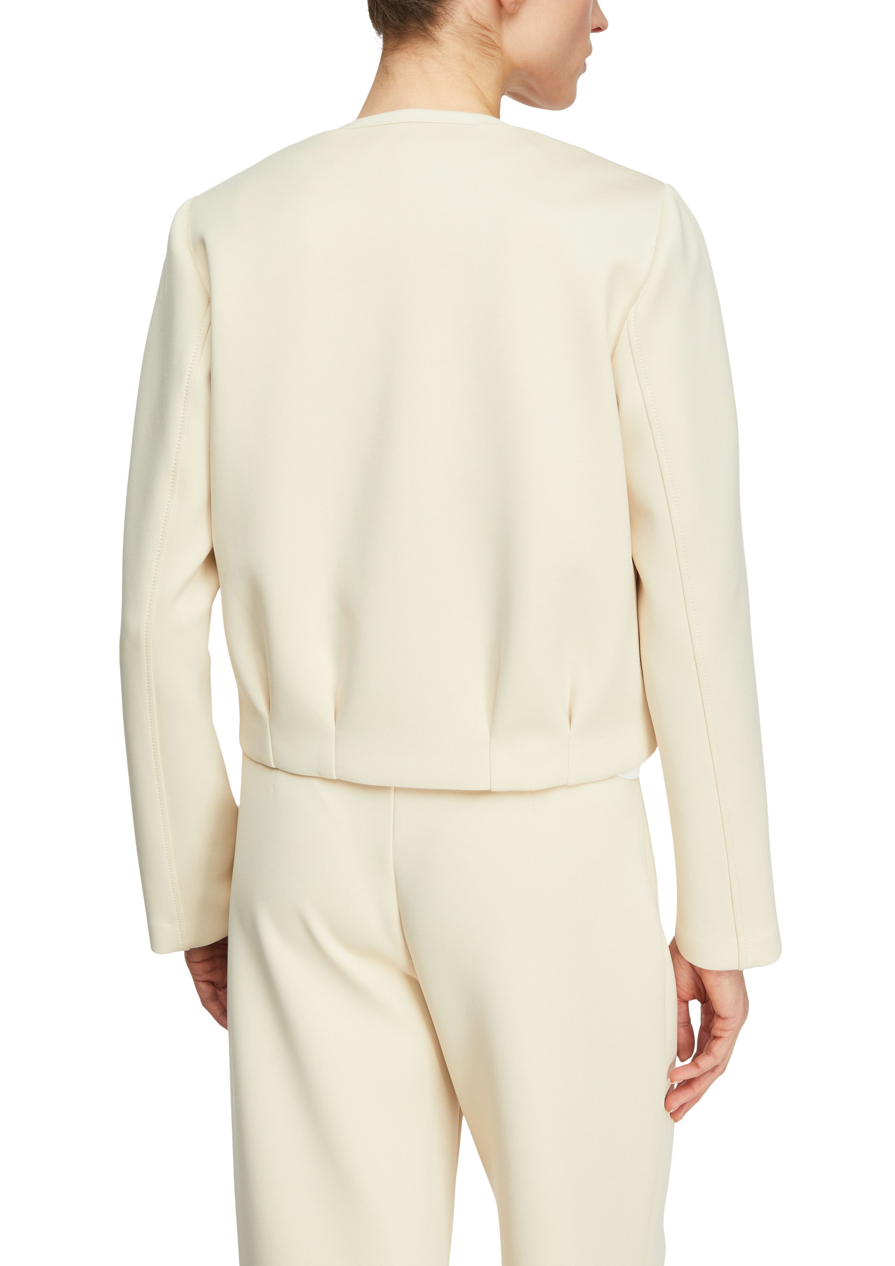 comma Kurzjacke aus weicher Scuba-Qualität - elastisch