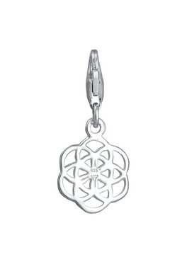 Nenalina Charm-Einhänger Anhänger Blume des Lebens Ornament 925 Silber