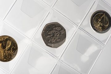 MC.Sammler Sammleretui MC.Sammler Münzalbum für 96 Stück 2 Euro Münzen, Grün