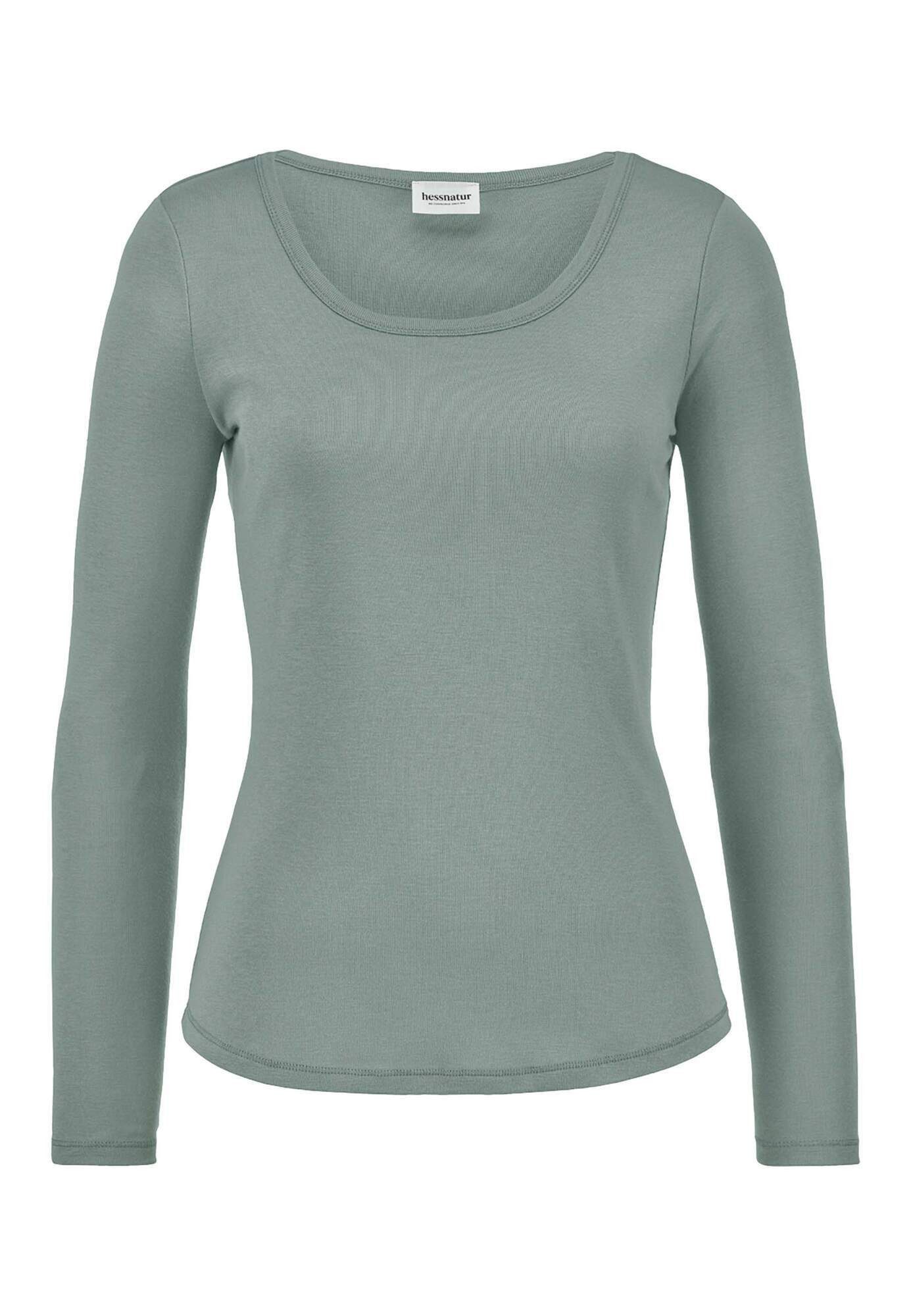 Hessnatur T-Shirt Fitted aus Bio-Baumwolle und TENCEL™ Modal (1-tlg)