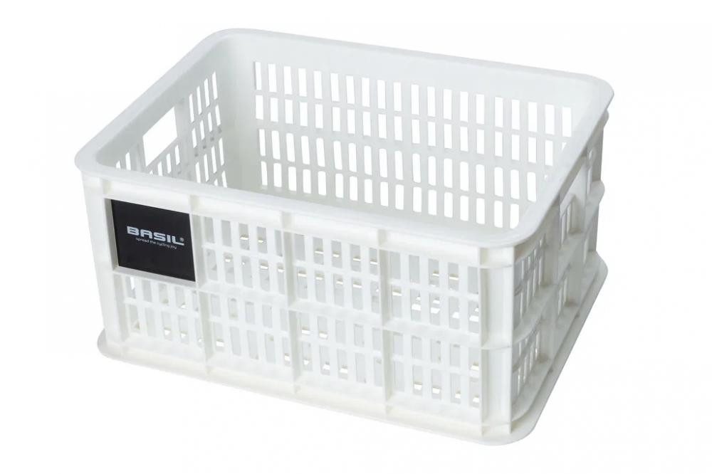 Basil Fahrradkorb Basil Transportkorb Crate S 17,5 Liter Weiß - robuster Fa günstig online kaufen