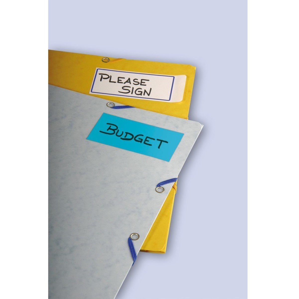 Avery Zweckform Etiketten Etiketten-Blöcke Weiß mit Rahmen, Notiz-Zettel  Klebe-Zettel Block Notes Flag Beschriftung Ordner Bücher