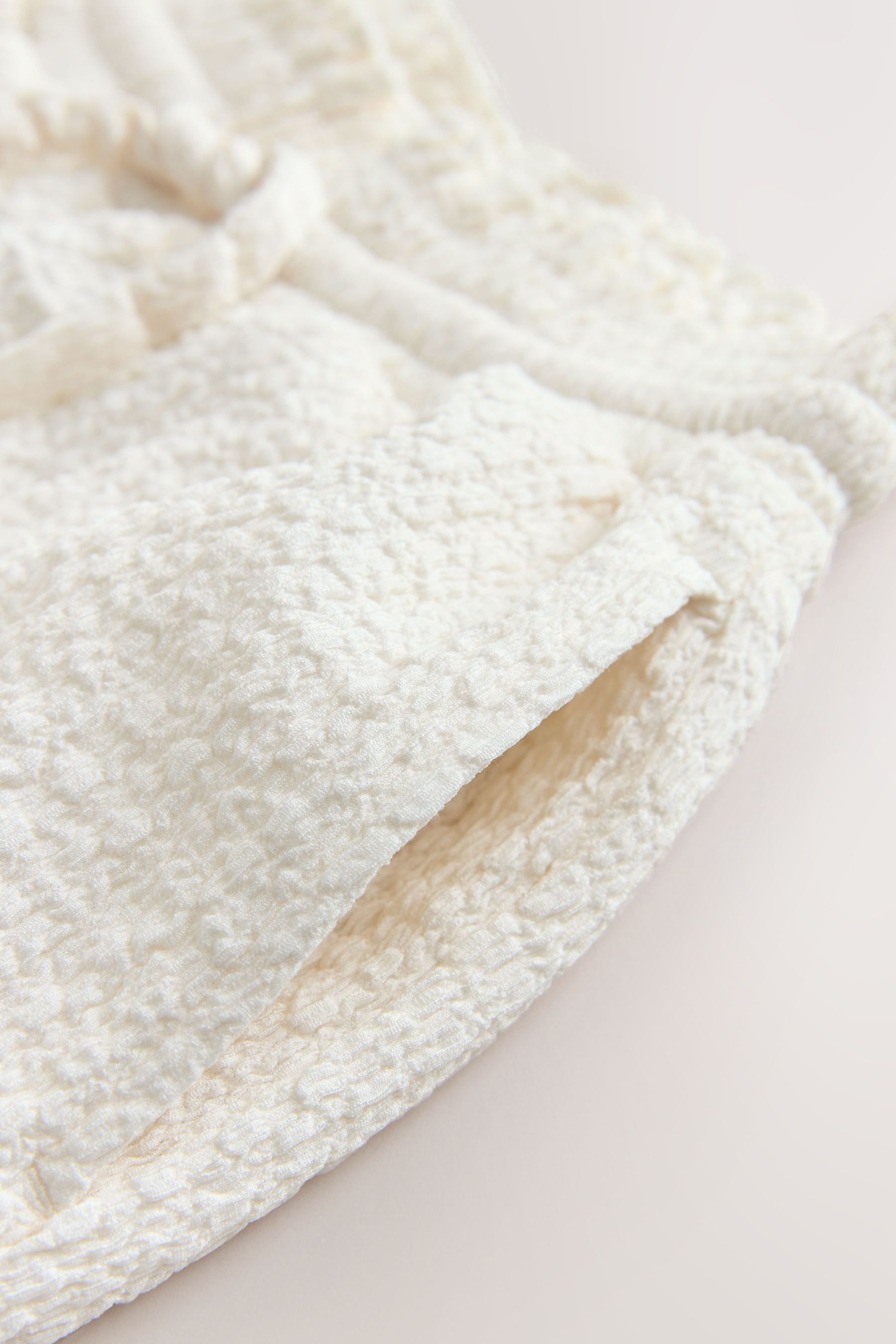 Next Palazzohose Hose mit weitem Bein in Knitteroptik (1-tlg)