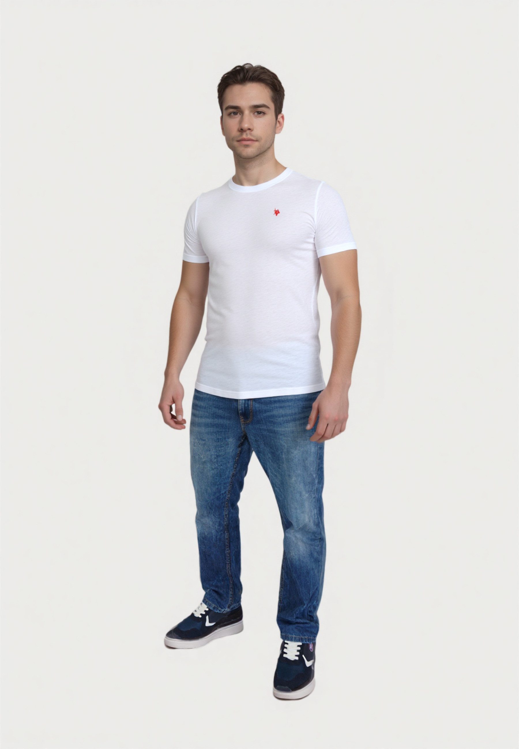 U.S. Polo Assn. T-Shirt T-Shirt 2 Pack Shortsleeve R-Neck (2-tlg., 2) günstig online kaufen