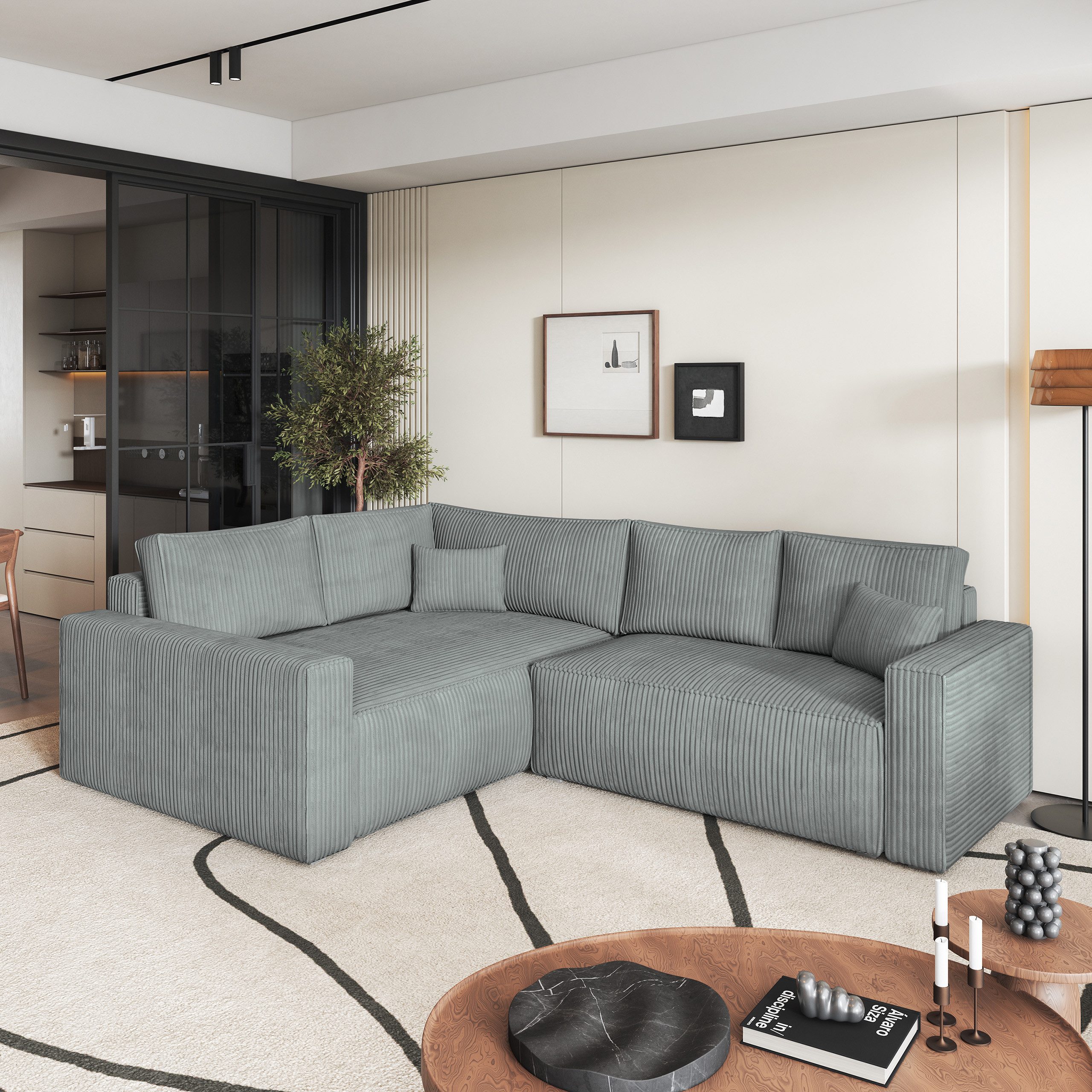 Masseno Ecksofa ERONIS mit Schlaffunktion L-Form, günstig online kaufen