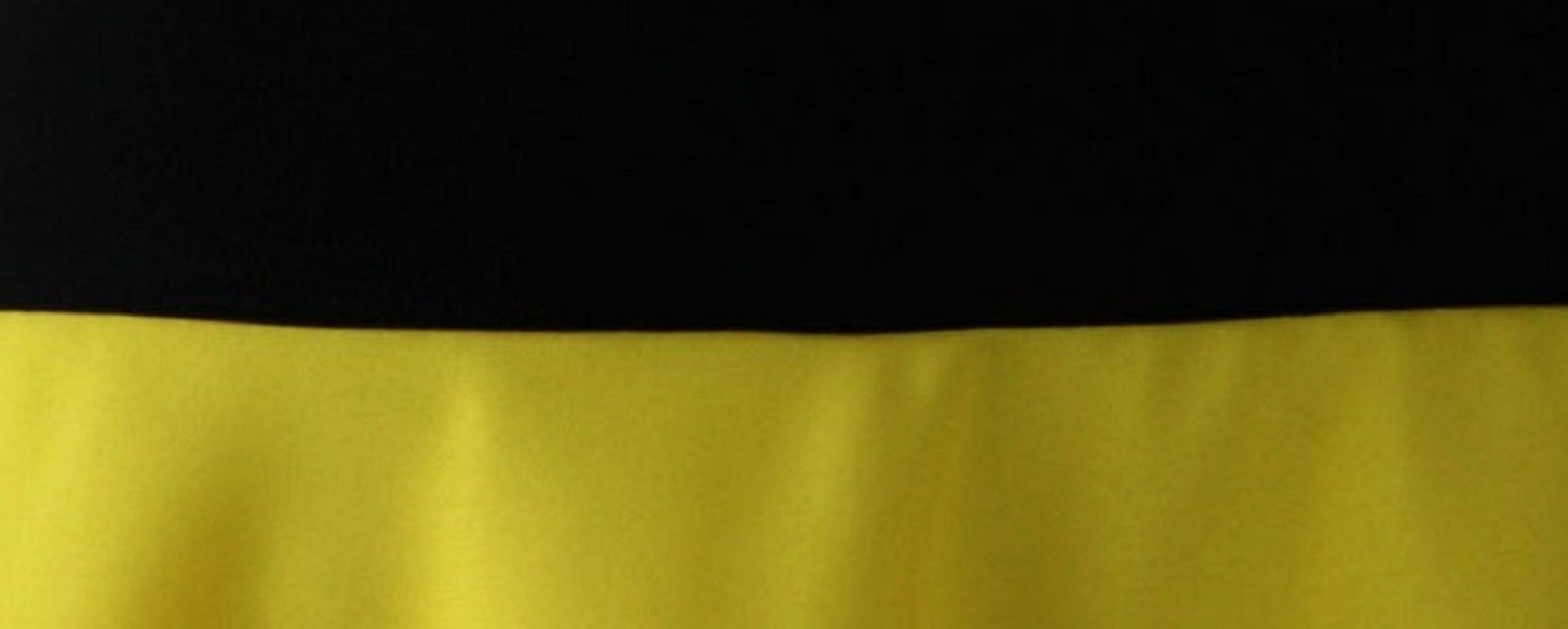 dunkle design Ballonrock 65cm Braun Gelb Senfgelb Rost elastischer Bund