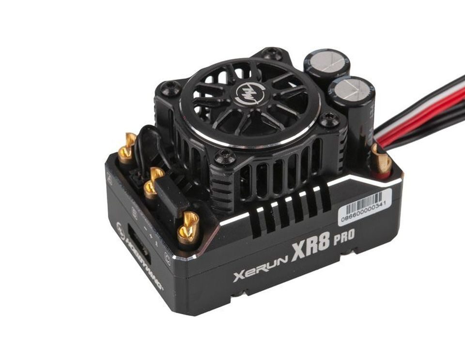 Hobbywing Hobbywing Xerun XR8 Pro G3 Brushless Regler 200A 2-4S LiPo für 1:8 RC-Fernsteuerung