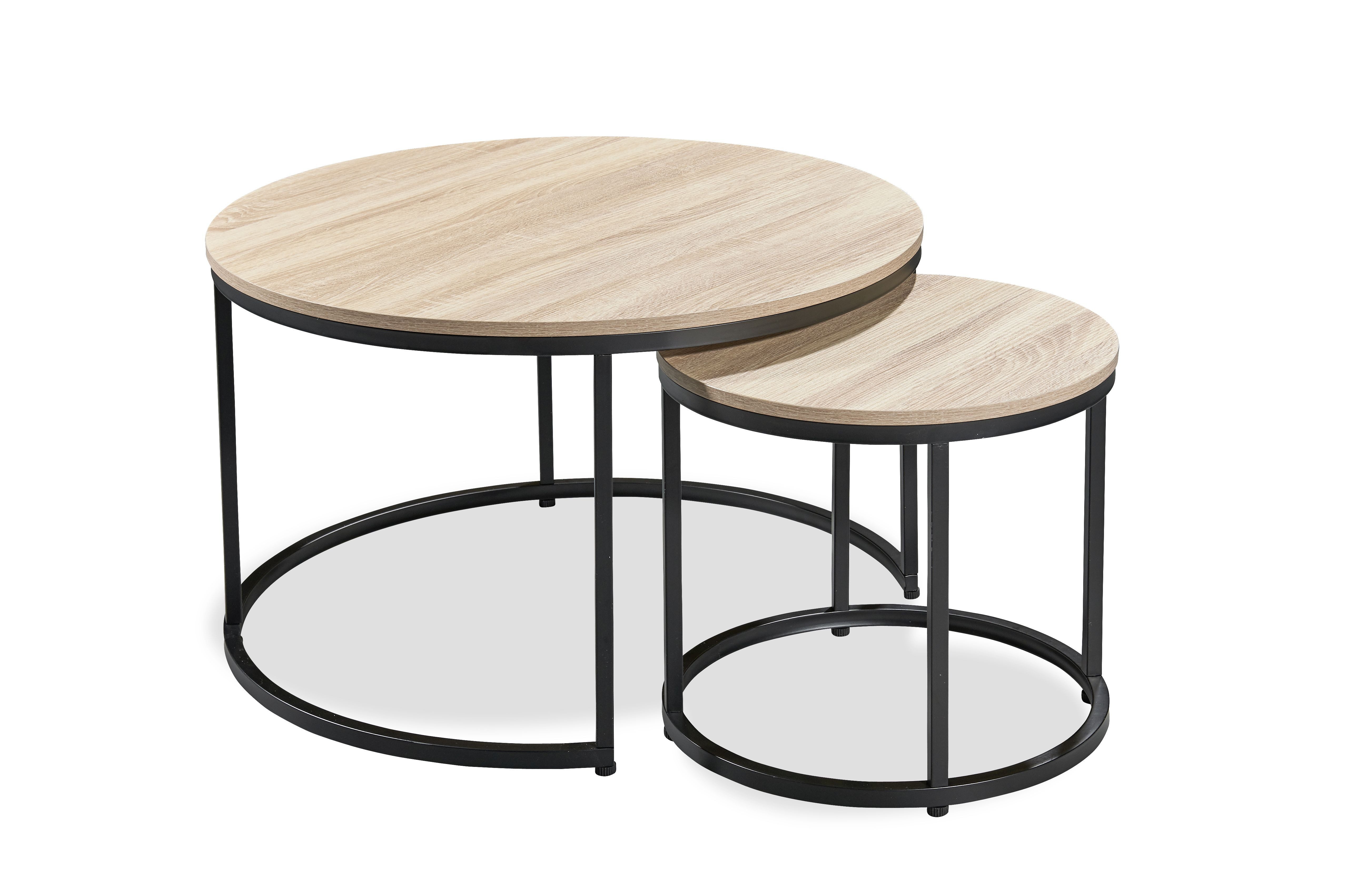 Couchtisch Couchtische 2er-Set CORLEONE