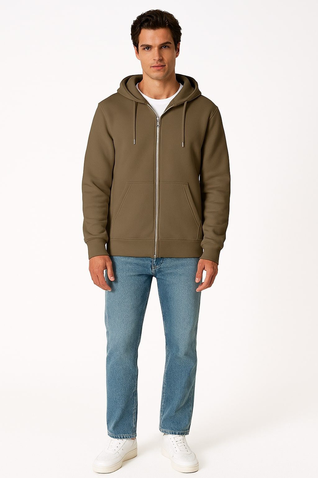 Smith & Solo Hoodie Herren - Sweatshirt mit Reißverschluss Zipper Sweatjacke Baumwollmix