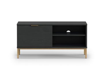 Furnix TV-Schrank MALAGAS Kommode, Fernsehschrank 1 bzw. 2 Türen 2 offenen Ablagen B100 x H50 x T41 bzw. B150 x H50 x T41 cm