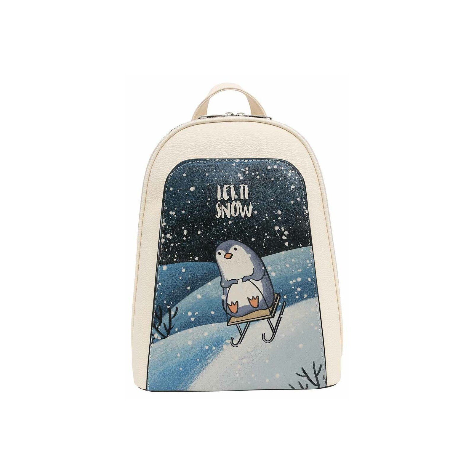DOGO Tagesrucksack Tidy Bag Rucksack Let It Snow Damen Backpack