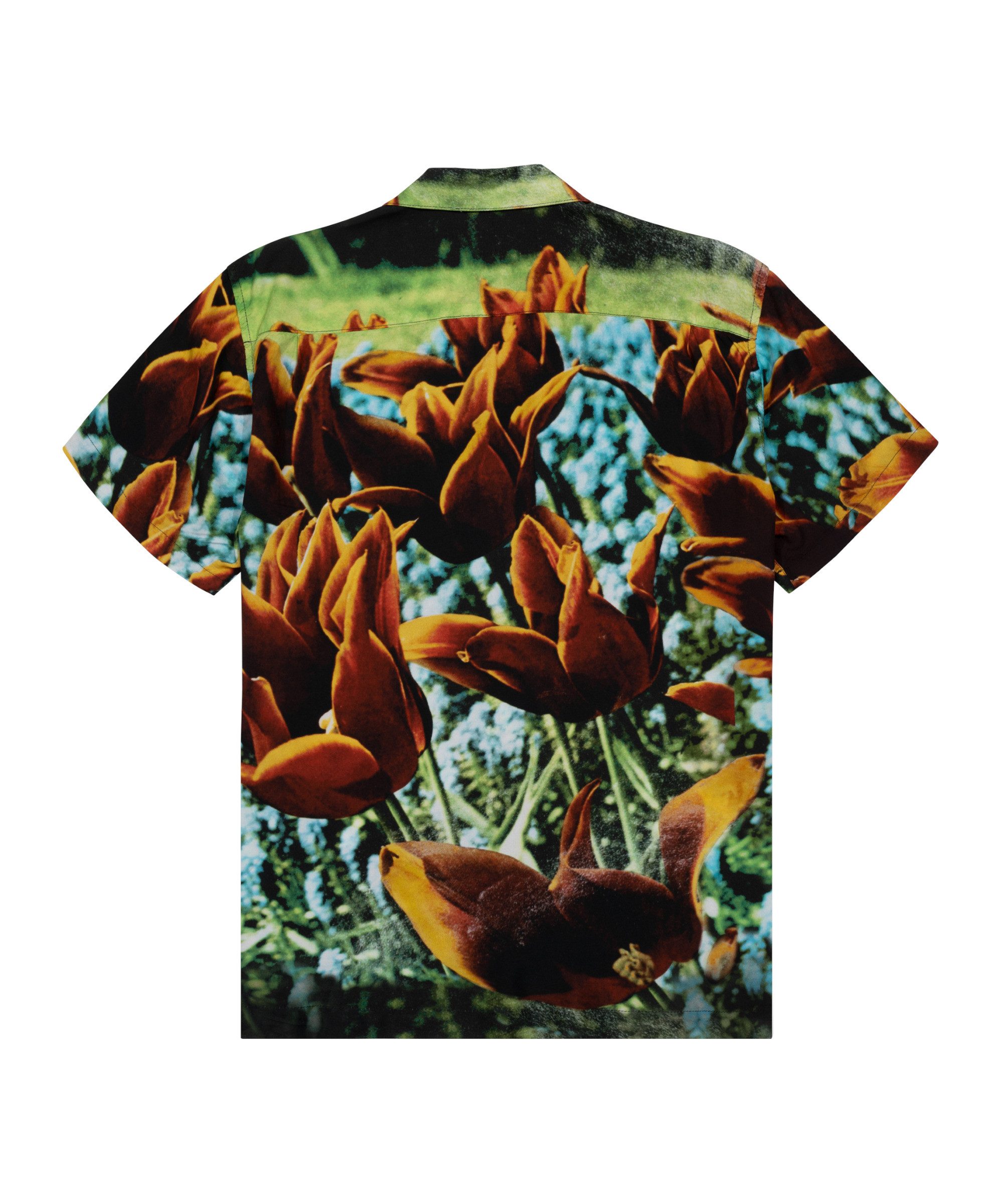 OBEY Langarmhemd Obey Bloom Woven Hemd Kurzarm-Shirts Herren