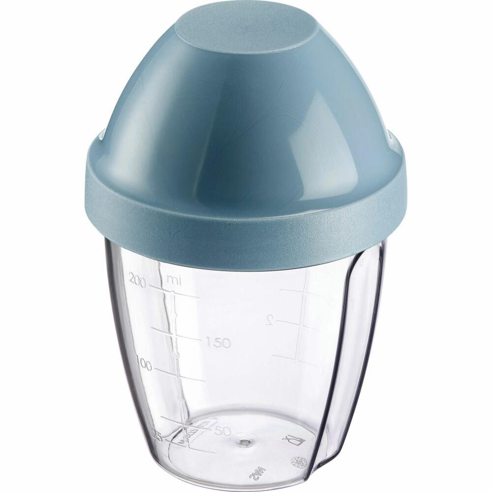 WESTMARK Dressing Shaker »Mix-Ei«, 0,25 l, blau, mit herausnehmbarer Mixscheibe, PP, PE, SAN