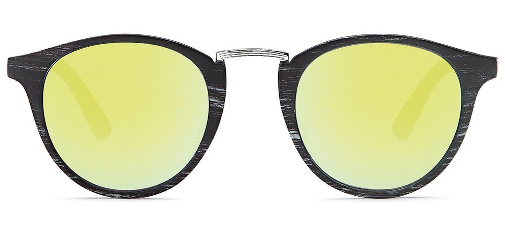 styleBREAKER Sonnenbrille Panto Sonnenbrille Holz Optik günstig online kaufen