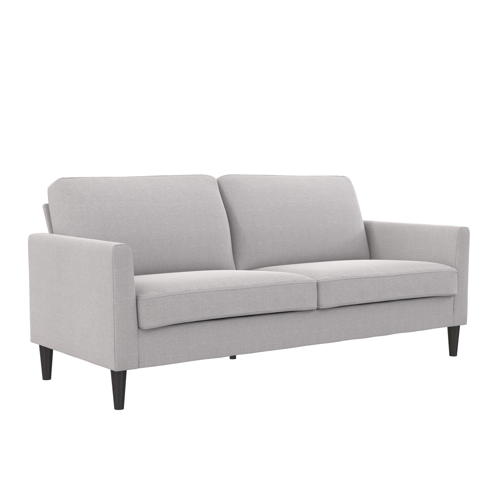 loft24 Sofa Winston, 3-Sitzer Couch, Massivholz Beine, Länge 188 cm hellgrau | Alle Sofas