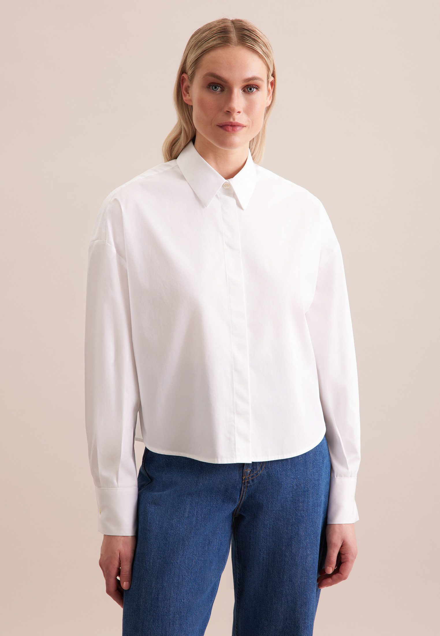 seidensticker Hemdbluse Schwarze Rose 1/1 Kragen günstig online kaufen