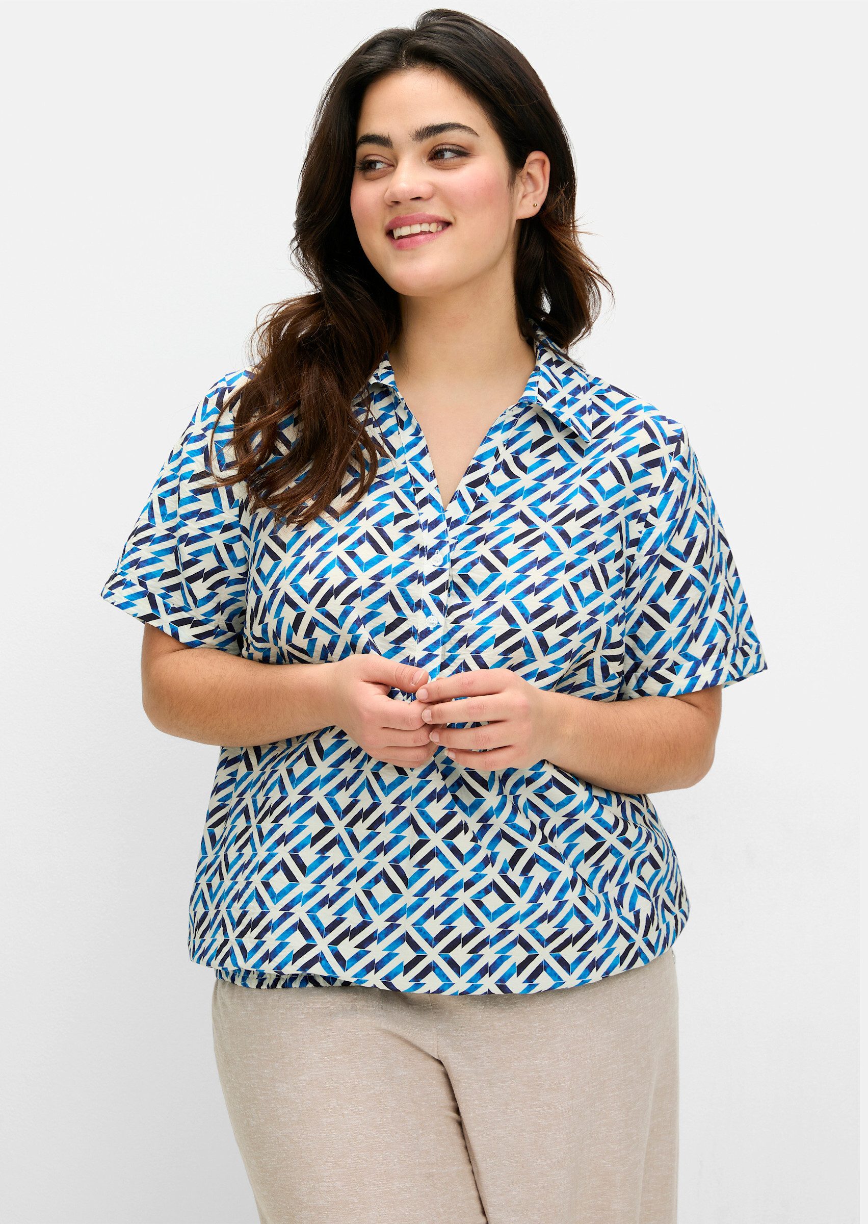 Sheego Klassische Bluse Tunika günstig online kaufen