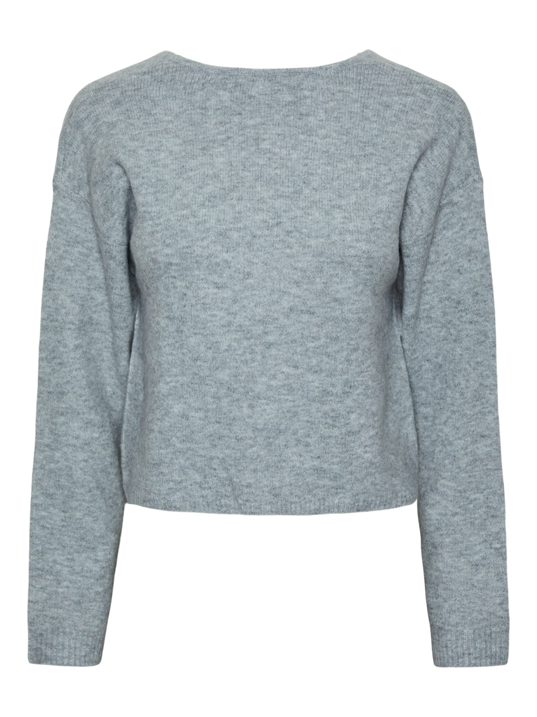 pieces V-Ausschnitt-Pullover PCNANU (1-tlg) Wickel-Design günstig online kaufen