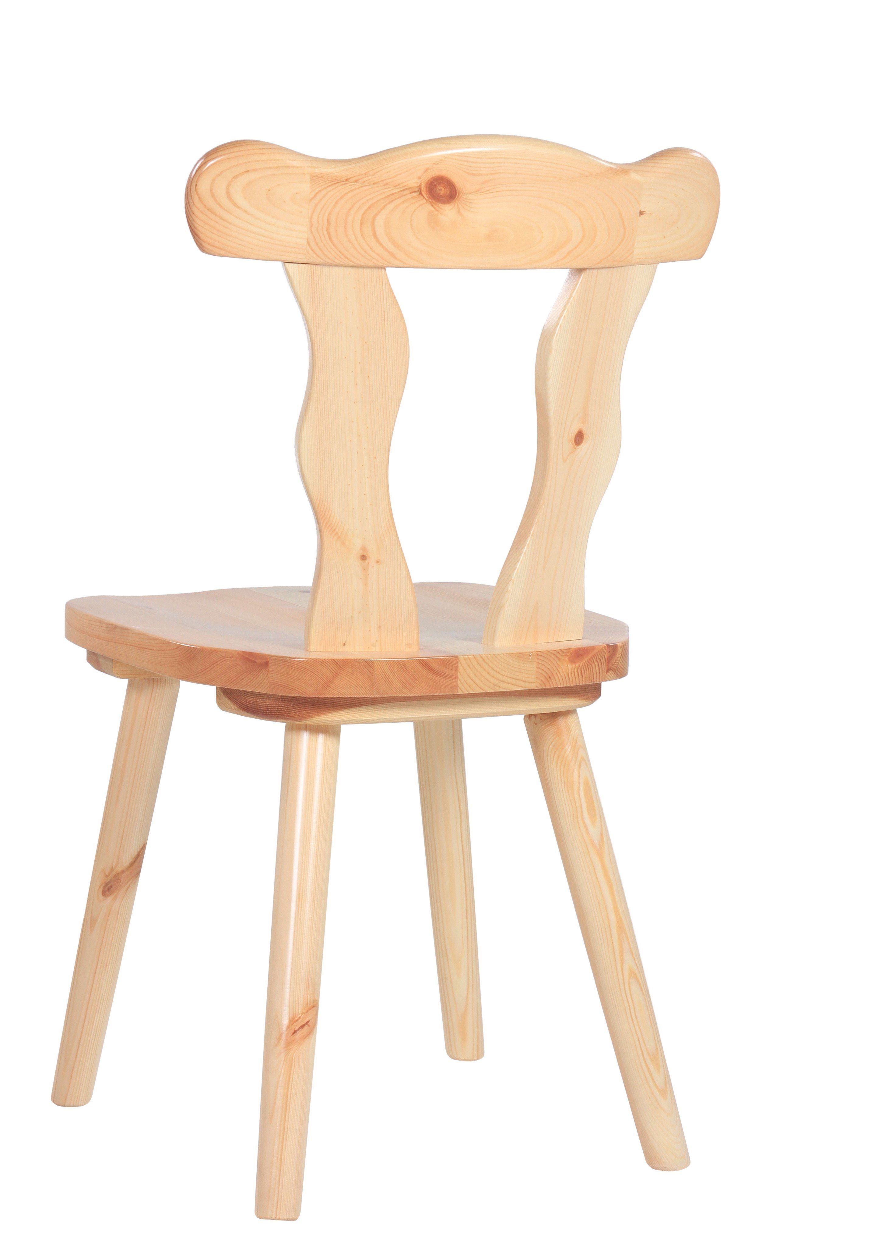 pemora Holzstuhl Wirtshausstuhl LINUS natur