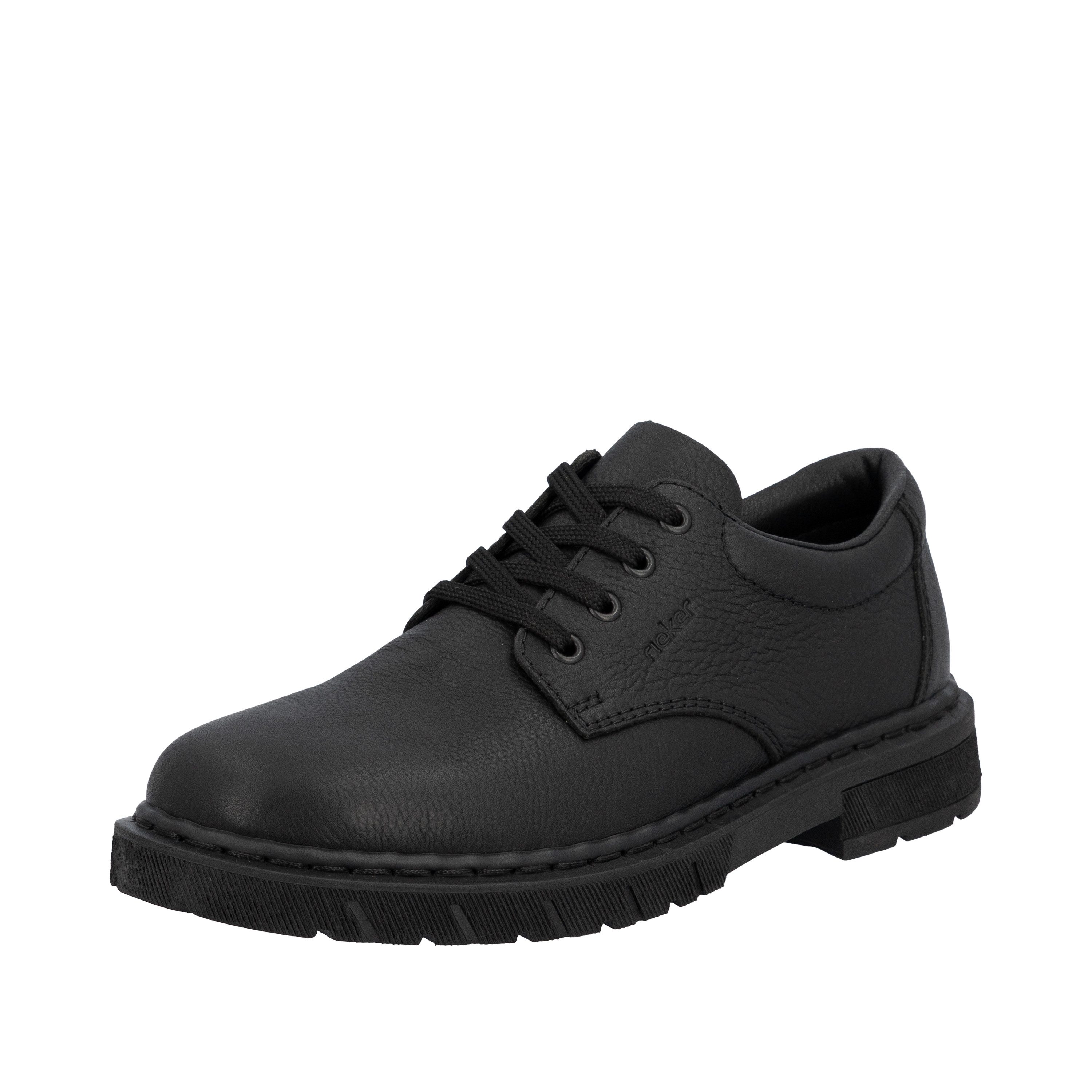 Rieker Schnürschuh Halbschuh, Basic-Schnürer, mit Profilsohle und Lederinne günstig online kaufen