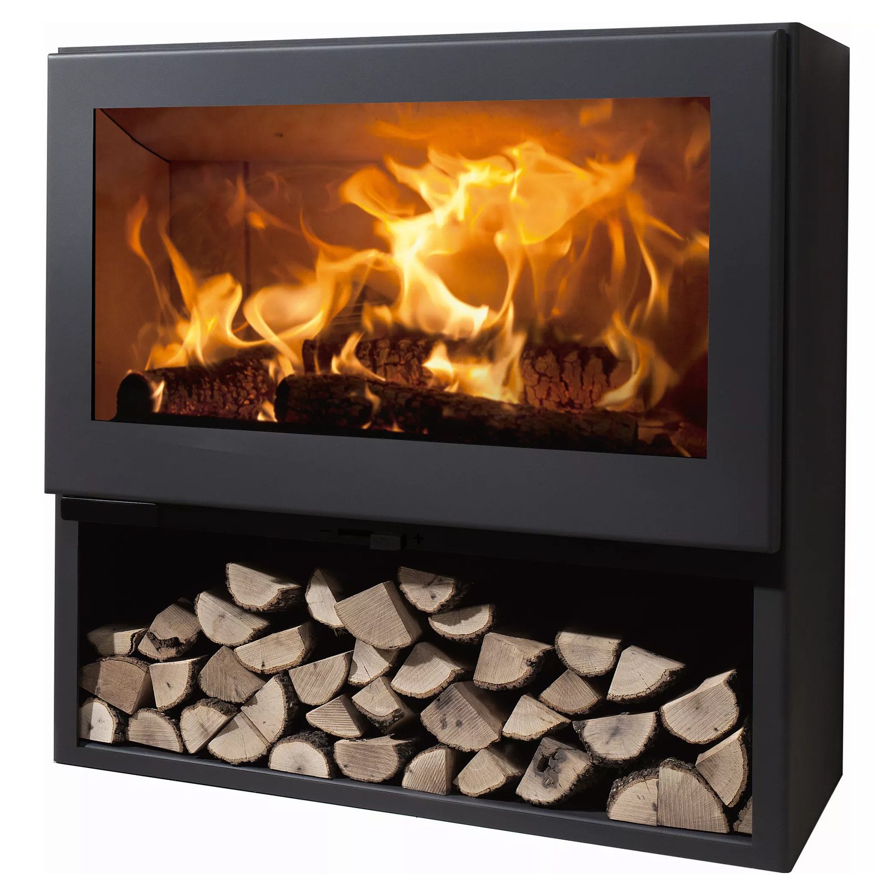 Panadero Kaminofen Toledo Stahl schwarz, 7 kW, Zeitbrand günstig online kaufen