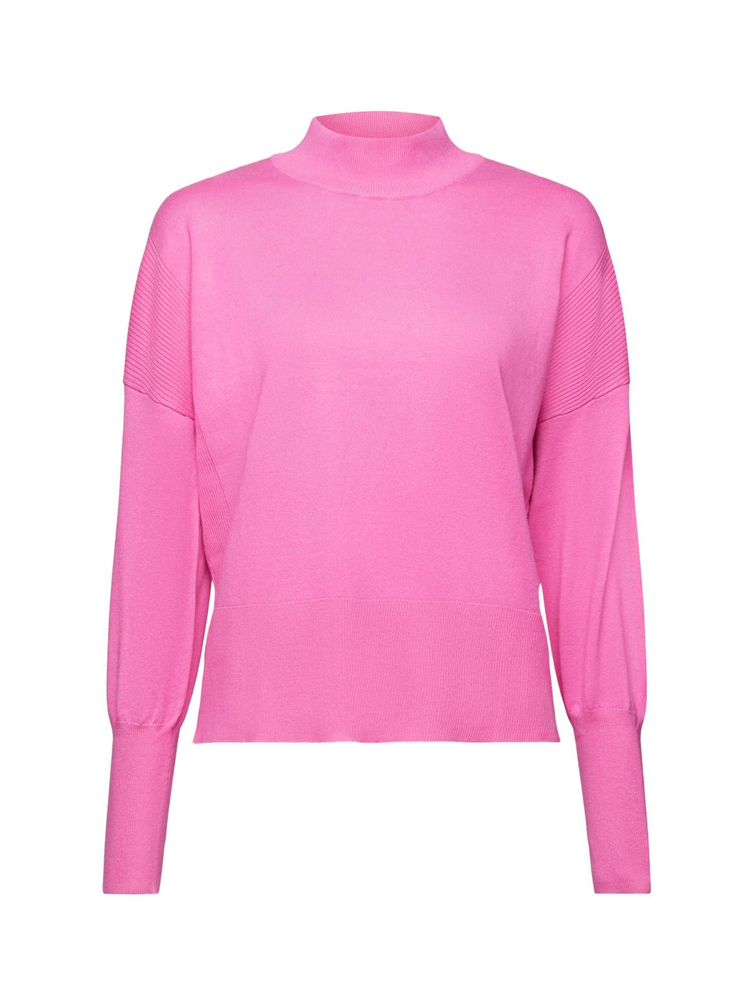 FUCHSIA Stehkragenpullover PINK Esprit Pullover Stehkragen mit