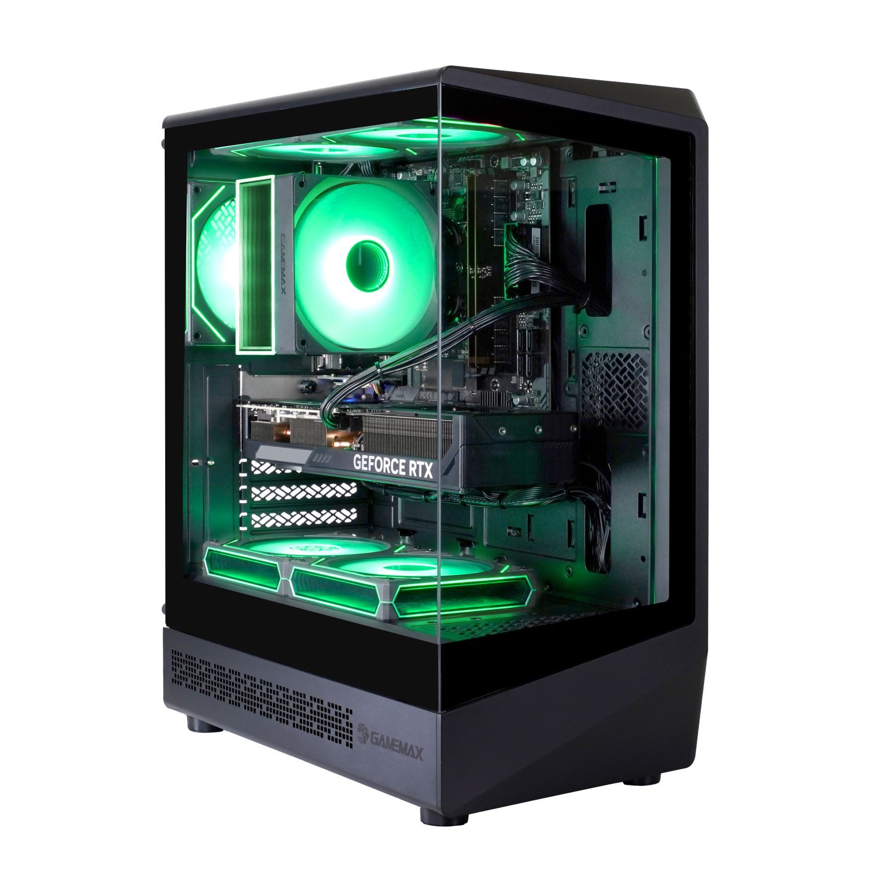 GAMEMAX VISTA COC AB 7535 AMD Ryzen 5 7500F RTX 5060 32GB DDR5 1TB SSD Gaming-PC (AMD Ryzen 5 7500F, RTX 5060, 32 GB RAM, 1000 GB SSD, Luftkühlung aktiv, Windows 11, DDR5 RAM)