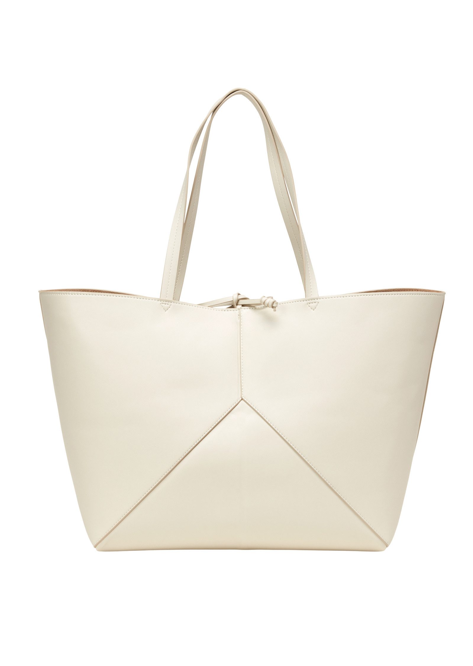 Shopper aus einer Lederalternative aus recyceltem Polyester
