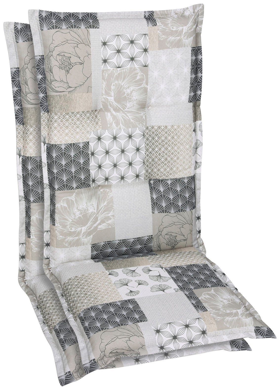 GO-DE Sesselauflage Sesselauflage hoch, (Set, 2 günstig online kaufen