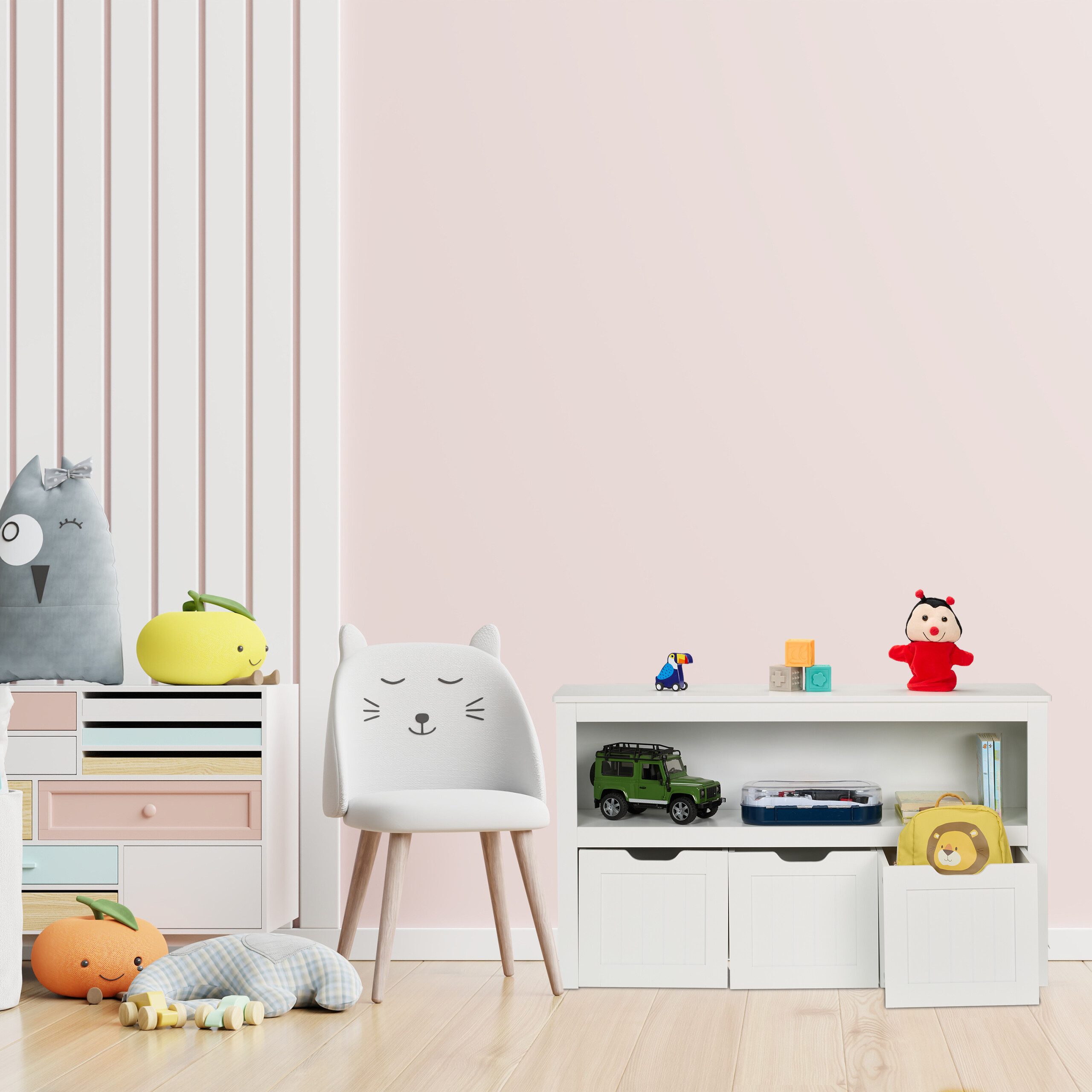 relaxdays Standregal Kinderregal mit 3 Boxen auf Rollen, 1-tlg. günstig online kaufen