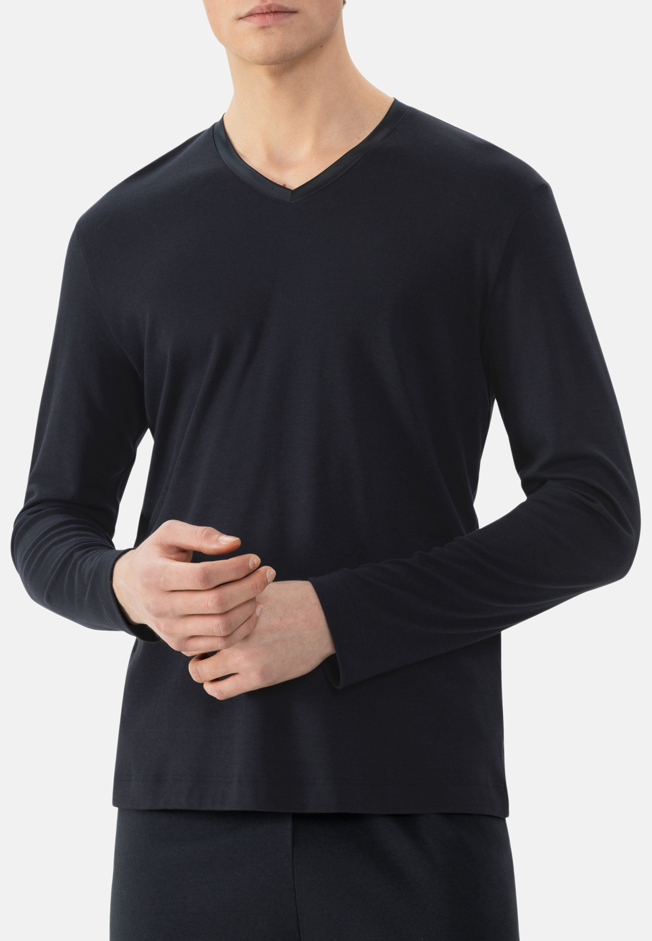 Mey Pyjamaoberteil Aarhus (1-tlg) Schlafanzug Oberteil - Baumwolle - Atmungsaktiv