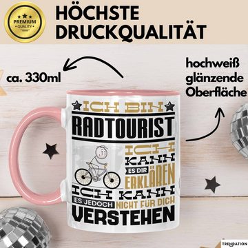 Trendation Tasse Radtourist Geschenk Kaffee-Tasse Geschenkidee für Radtourist Ich Bin R