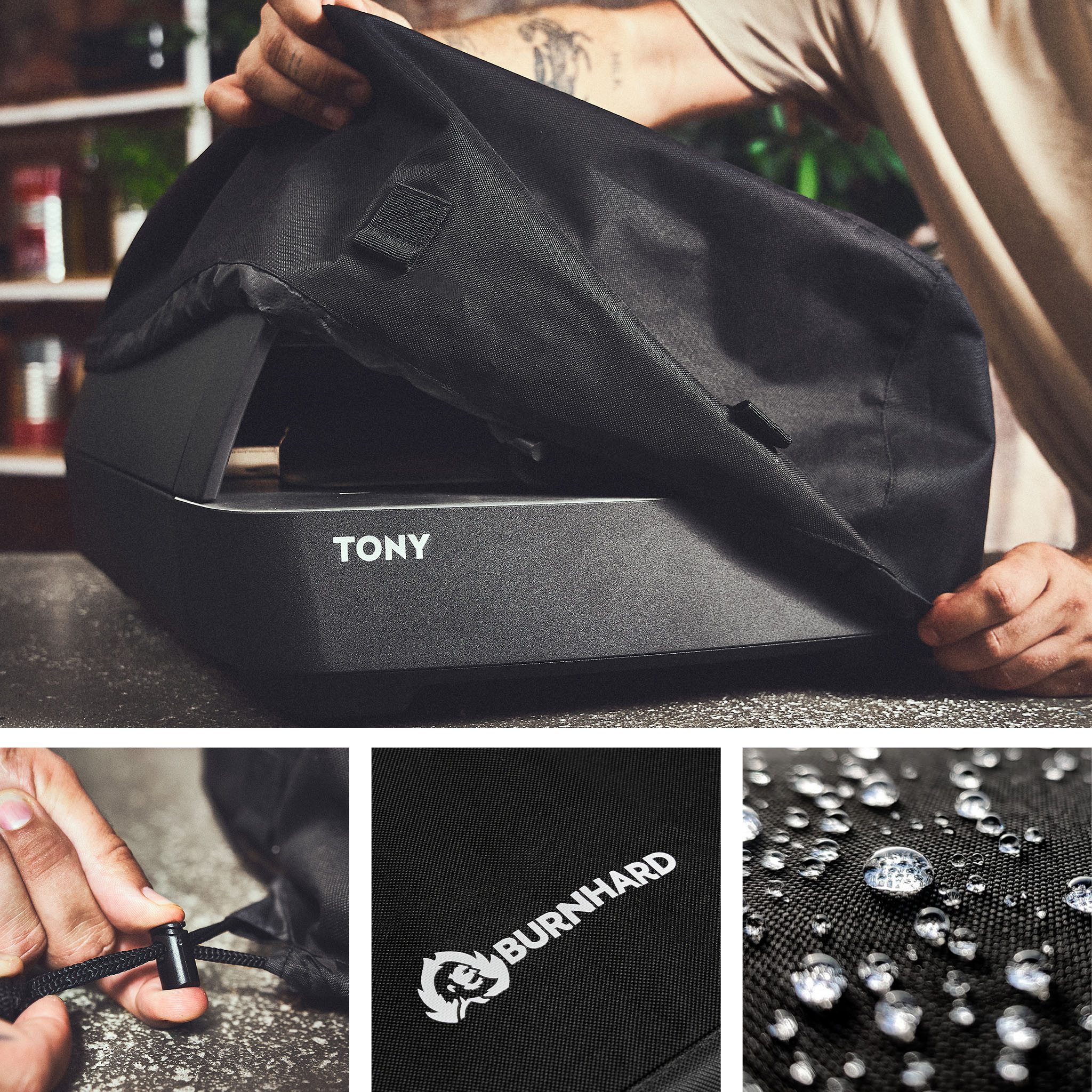 BURNHARD® Grillabdeckhaube