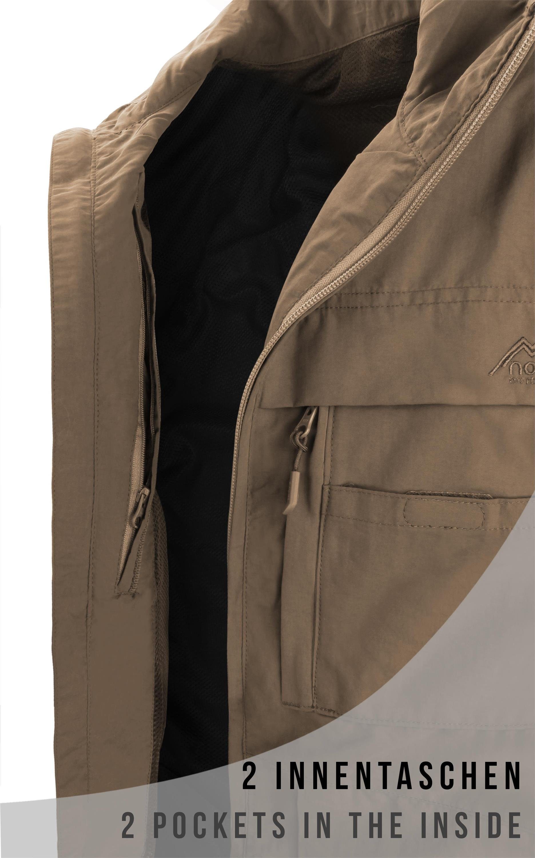 normani Funktionsweste Herren Outdoor Weste Kudu Sommerweste Reiseweste Wanderweste Freizeitweste