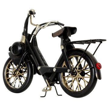 Aubaho Modellmotorrad Modell Fahrrad Mofa Mofamodell Moped Nostalgie Blech Metall Antik-Stil