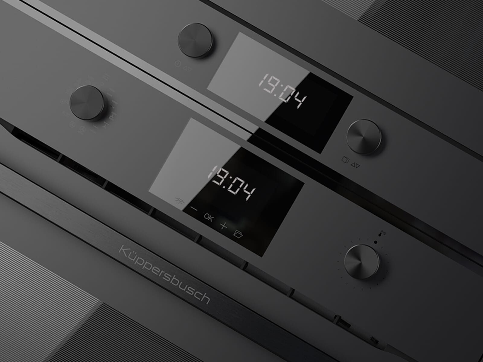 Küppersbusch Einbaubackofen, mit Teil-Teleskopauszug, Pyrolyse-Selbstreinigung