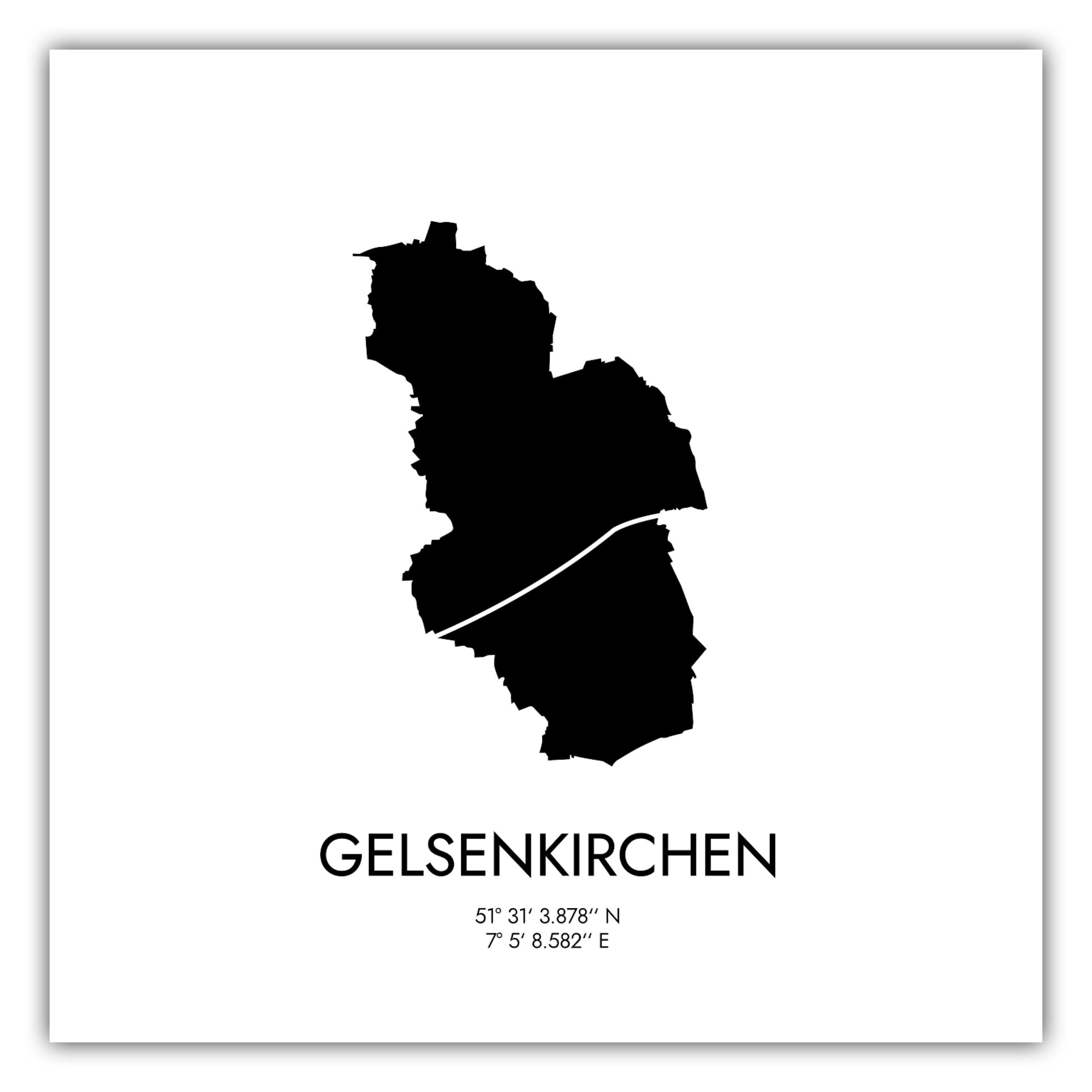 MOTIVISSO Poster Gelsenkirchen Koordinaten #3