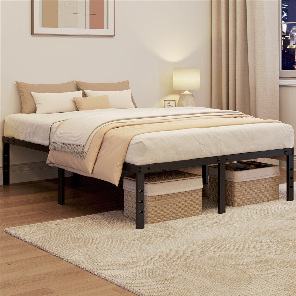 Yaheetech Metallbett 90x190/90x200/140x200/160x200 cm, Bettrahmen 36/41 günstig online kaufen